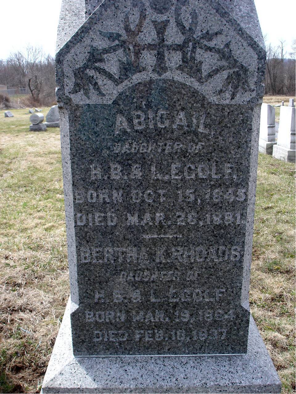 Burials at Amityville Cemetery, Amityville, PA