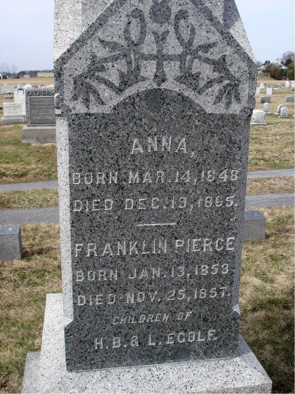 Burials at Amityville Cemetery, Amityville, PA