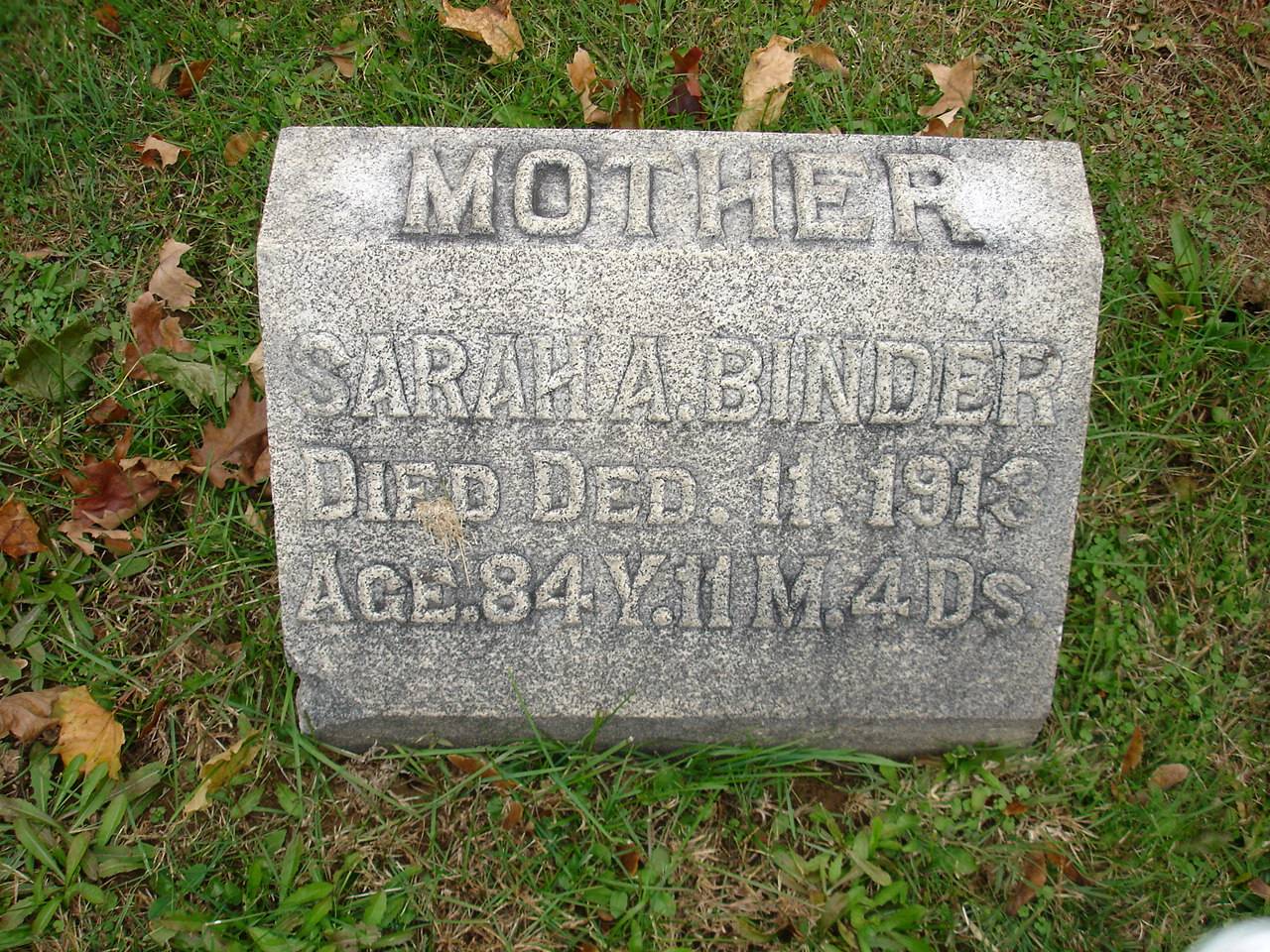 Burials at Fairview Cemetery, Colebrookdale Township, PA
