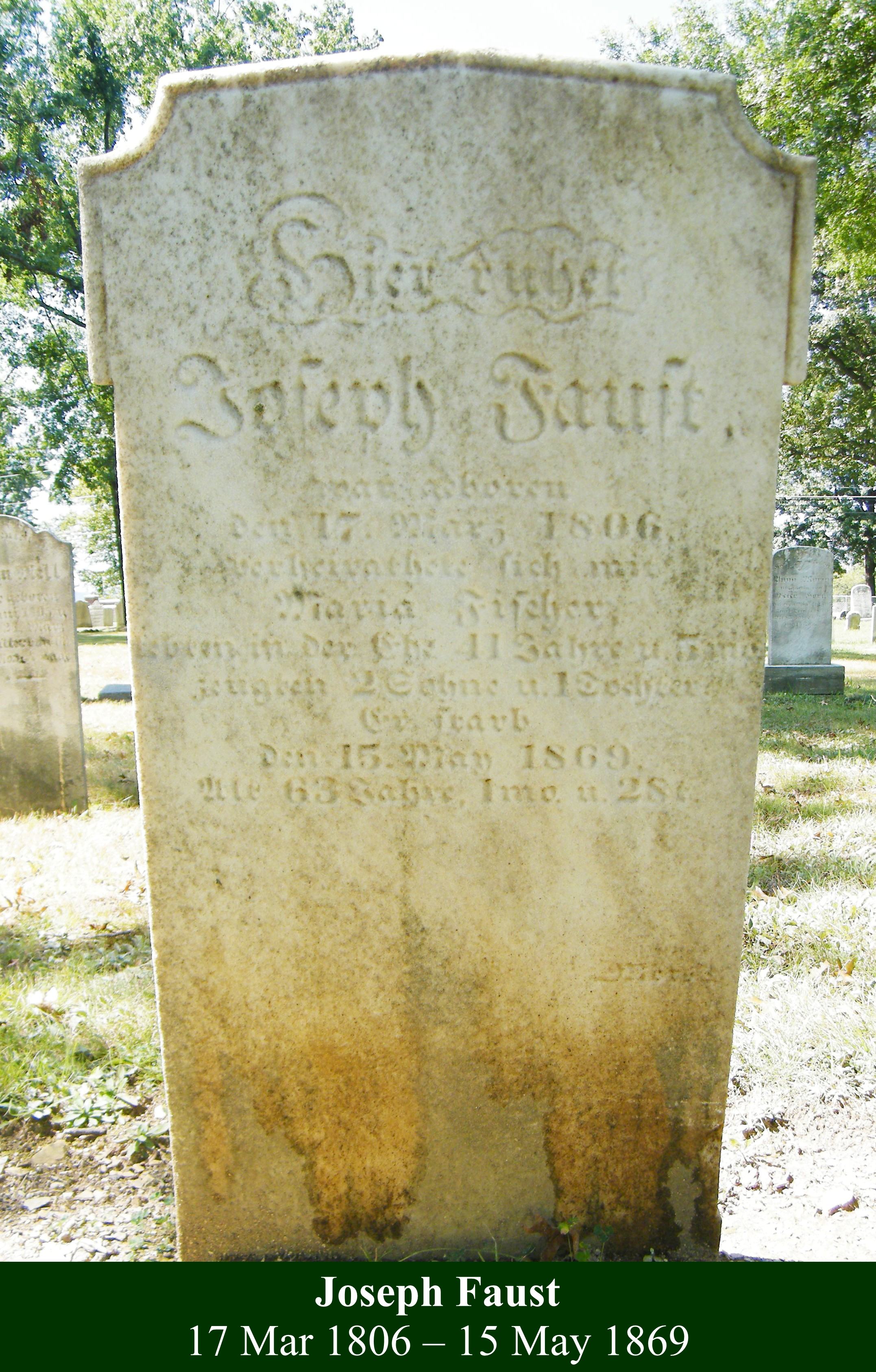 Burials at Hain's Church Cemetery, Wernersville, PA