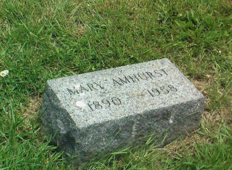 Burials at Fairview Cemetery, Colebrookdale Township, PA