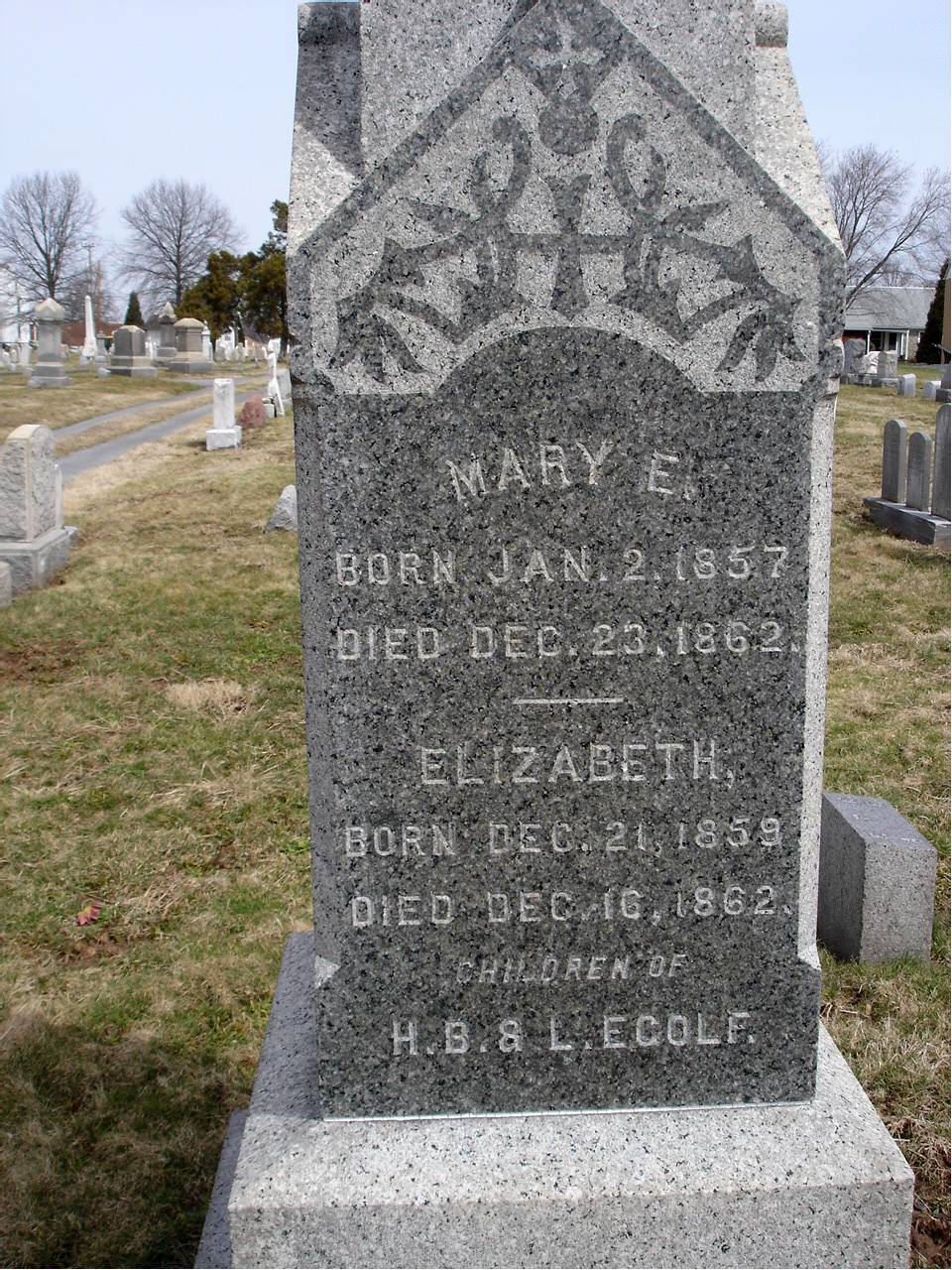 Burials at Amityville Cemetery, Amityville, PA