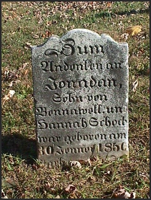 Picture of Jonathan Schoch Tombstone