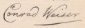 Picture of Conrad Weiser's Signature