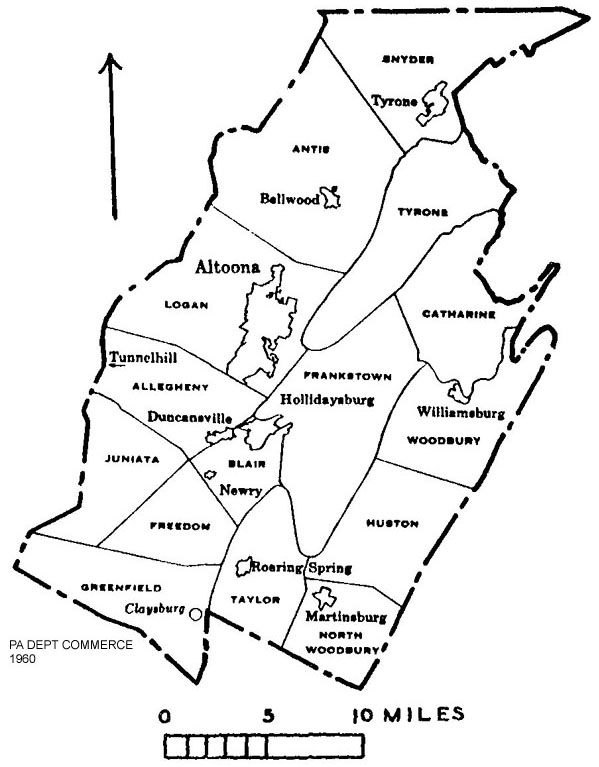 Blair County PA Townships