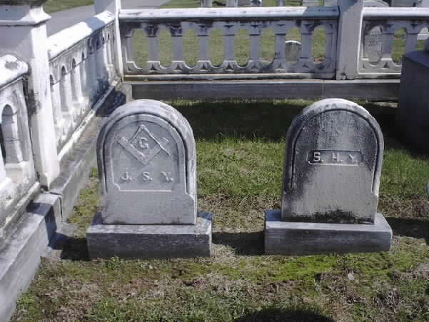 James S. Young and sister Sarah H. Young