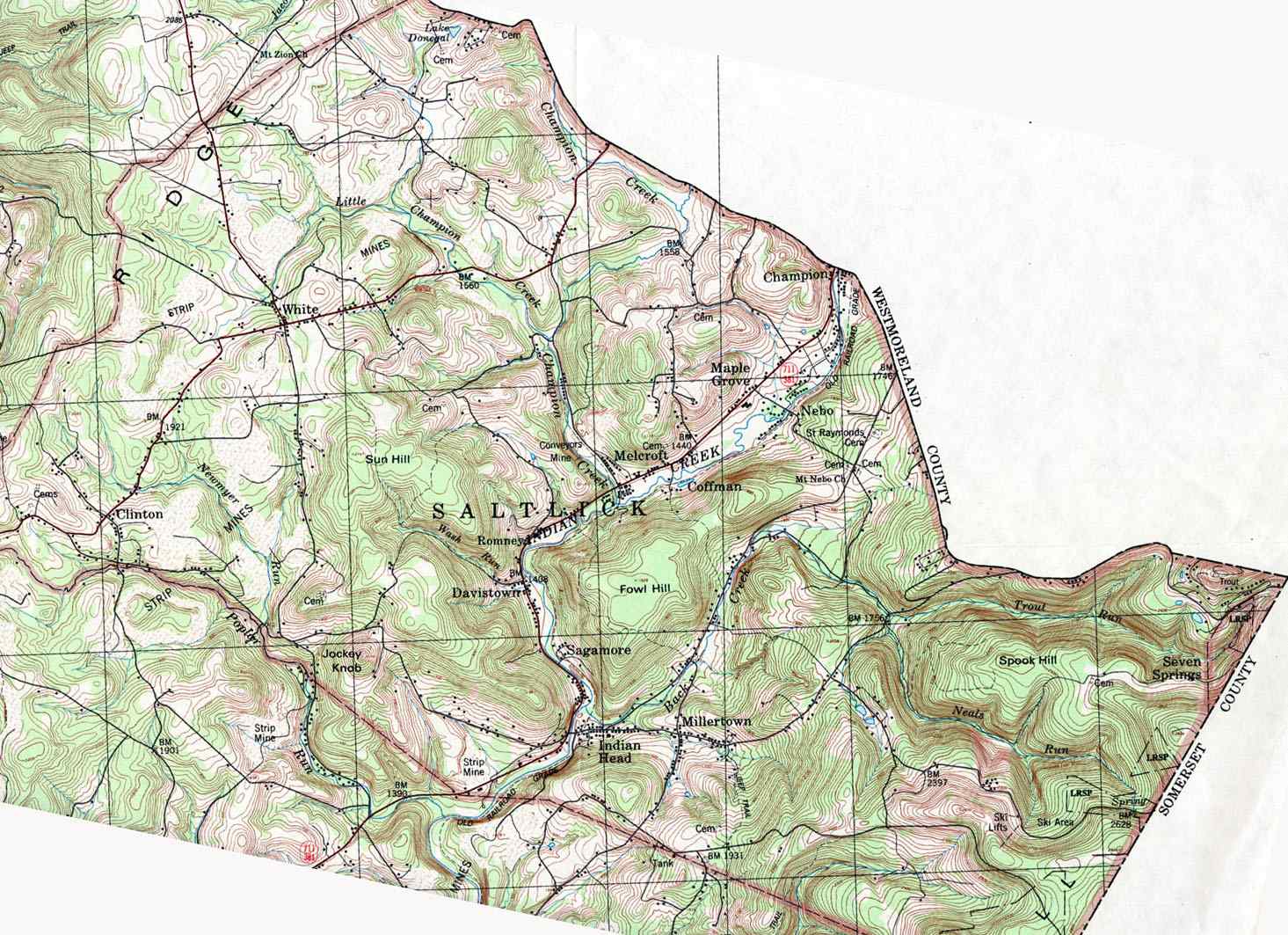 PAGen Fayette County Township Maps
