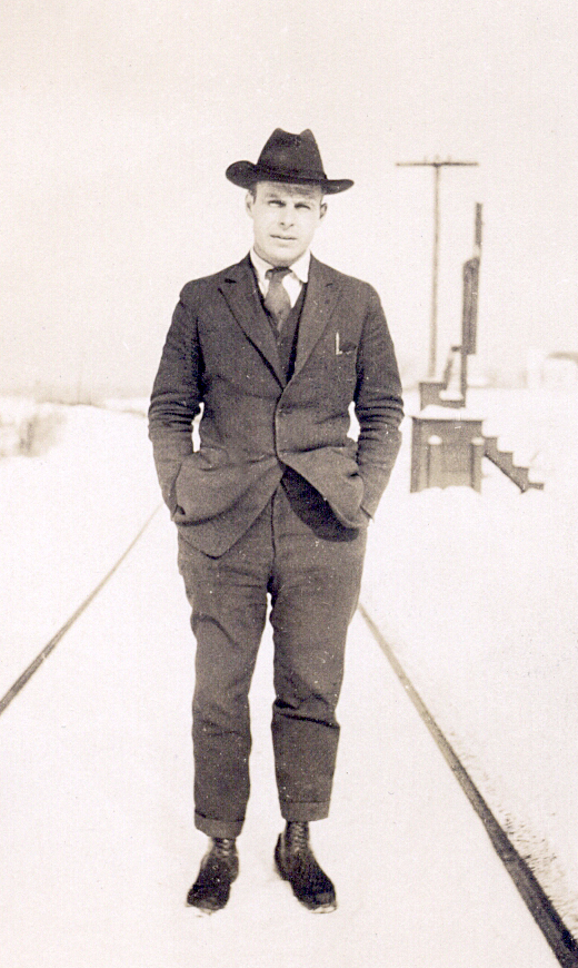 John Baxter at Gilfoyle whistlestop