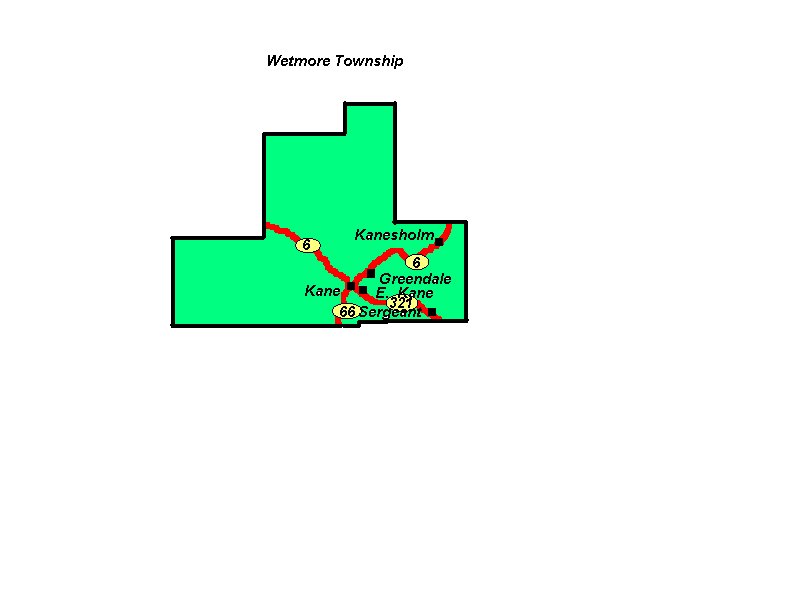 Wetmore Twp Map