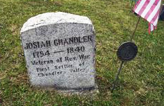 Josiah Chandler headstone
