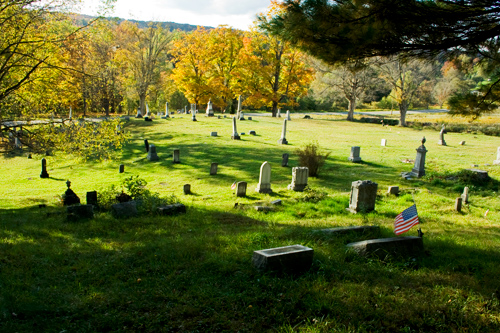 Overview of Cherry Hill Cemetery