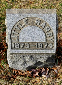 Harry Dinsmoor tombstone, Oakland cemetery