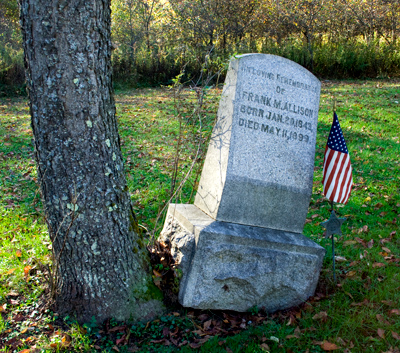Frank Allison gravestone