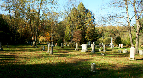 Overview of the Enterprise cemetery