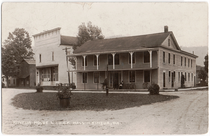 Postcard showing scenes of Kinzua township, PA.