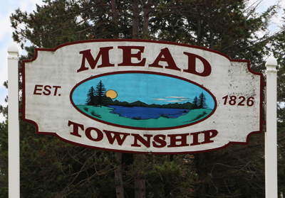Mead township sign