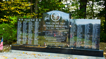 Pine Grove Cemetery, WWll, Korea, and Vietnam veterans memorial
