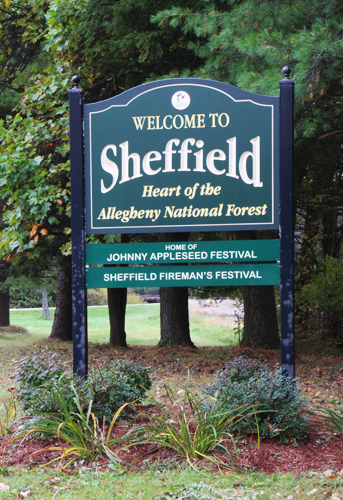 Sign for the city of Sheffield