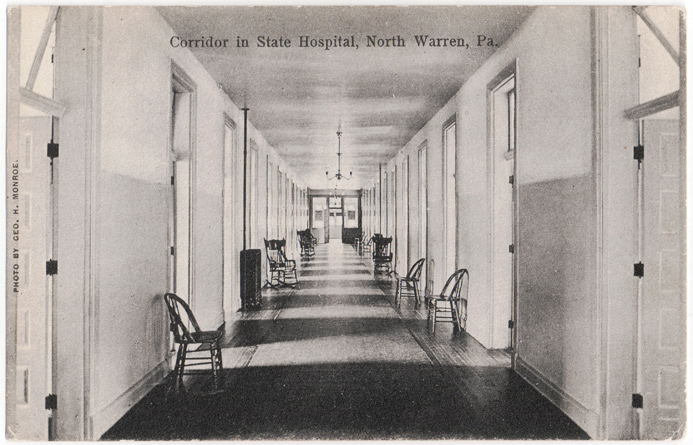 Postcard of State Hospital, Warren