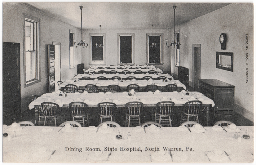 Postcard of State Hospital, Warren