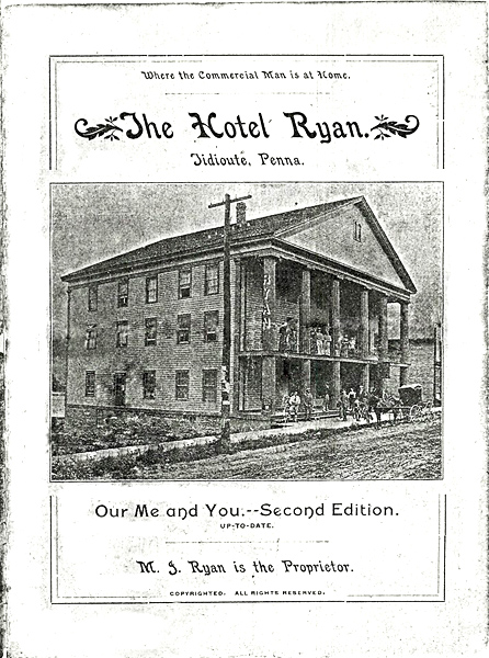 Ryan Hotel flyer