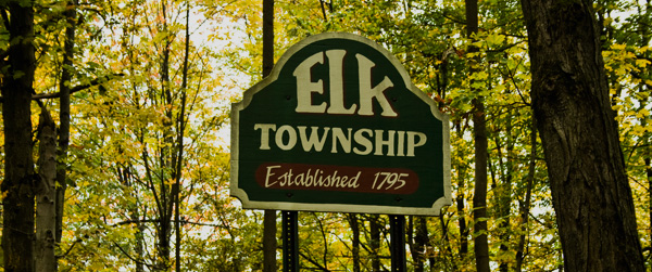 Elk township sign
