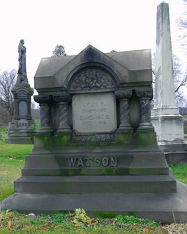 Lewis Watson tombstone 