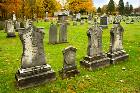 Westlawn Cemetery -grouping of old stones