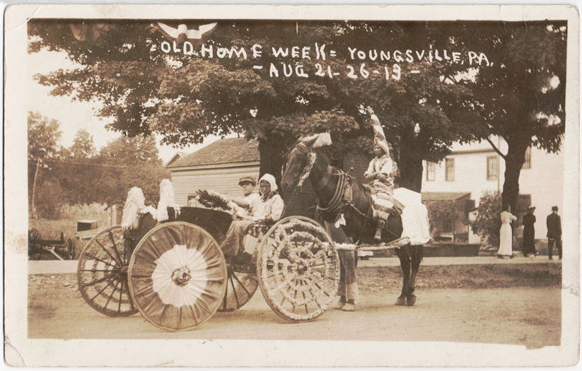 Postcard of Old Home Week, 1913, Youngsville