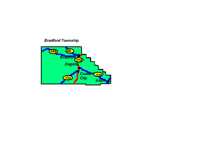 Bradford Twp Map