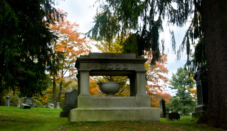 Memorial in Sheffield Cemetery