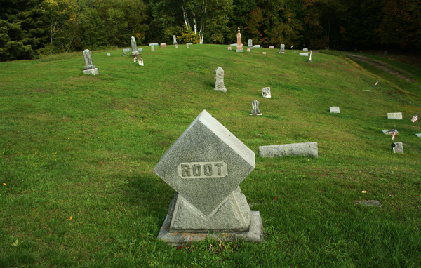 Unusually-shaped ROOT memorial