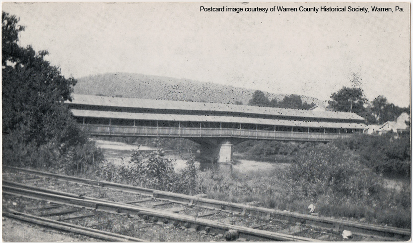 Postcard showing scenes of Russell, Warren County, PA