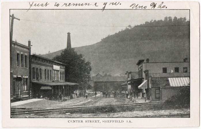 Postcard: Center Street, Sheffield