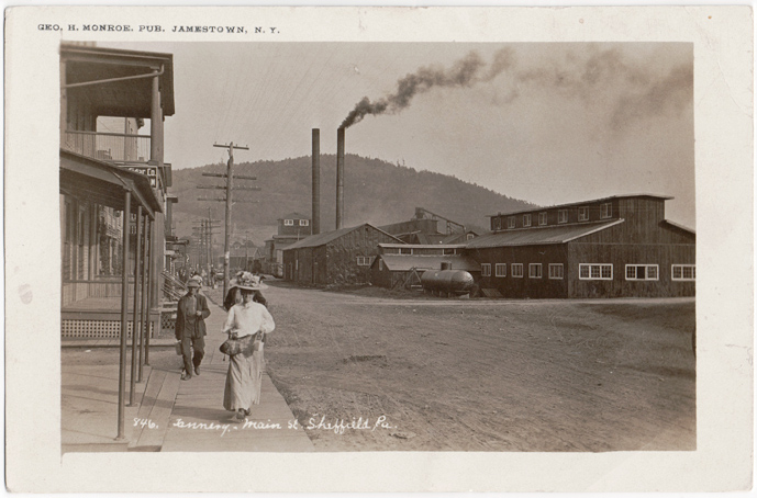 Postcard of the tannery, Sheffield