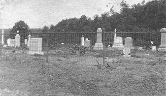 West Spring Creek cemetery view
