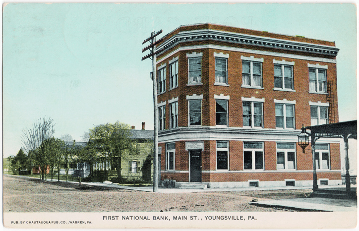 Postcard of East Main Street, Youngsville