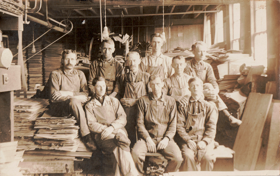 Postcard of the Youngsville Furniture Factory