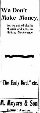 M. Meyers & Son Men's Clothing Part 3