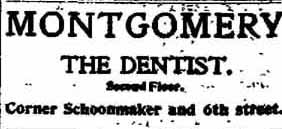 ad Dr Montgomery Dentist