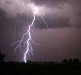 nighttime lightning