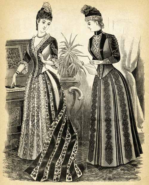 Ladies Visiting Toilettes from 1889