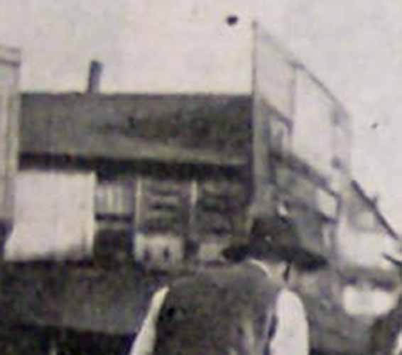 Close-up of Store across from the Shoe Stand