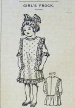 Summer 1913 Child's Dress from newspaper Ad