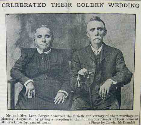 Mr. and Mrs. Leon Berger