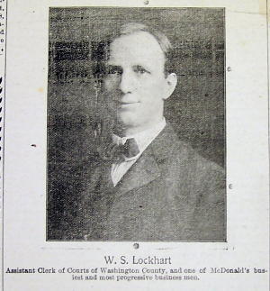 PHOTO of W. S. LOCKHART Civil War Veteran