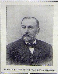 Major Christian of the Washington Reporter_Feb. 27, 1897