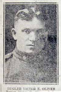  Bugler Victor E. OLIVER, 1919, WWI