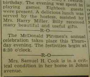 Partial Newspaper article about multiple people