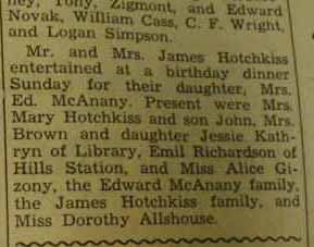 Partial Newspaper article about multiple people